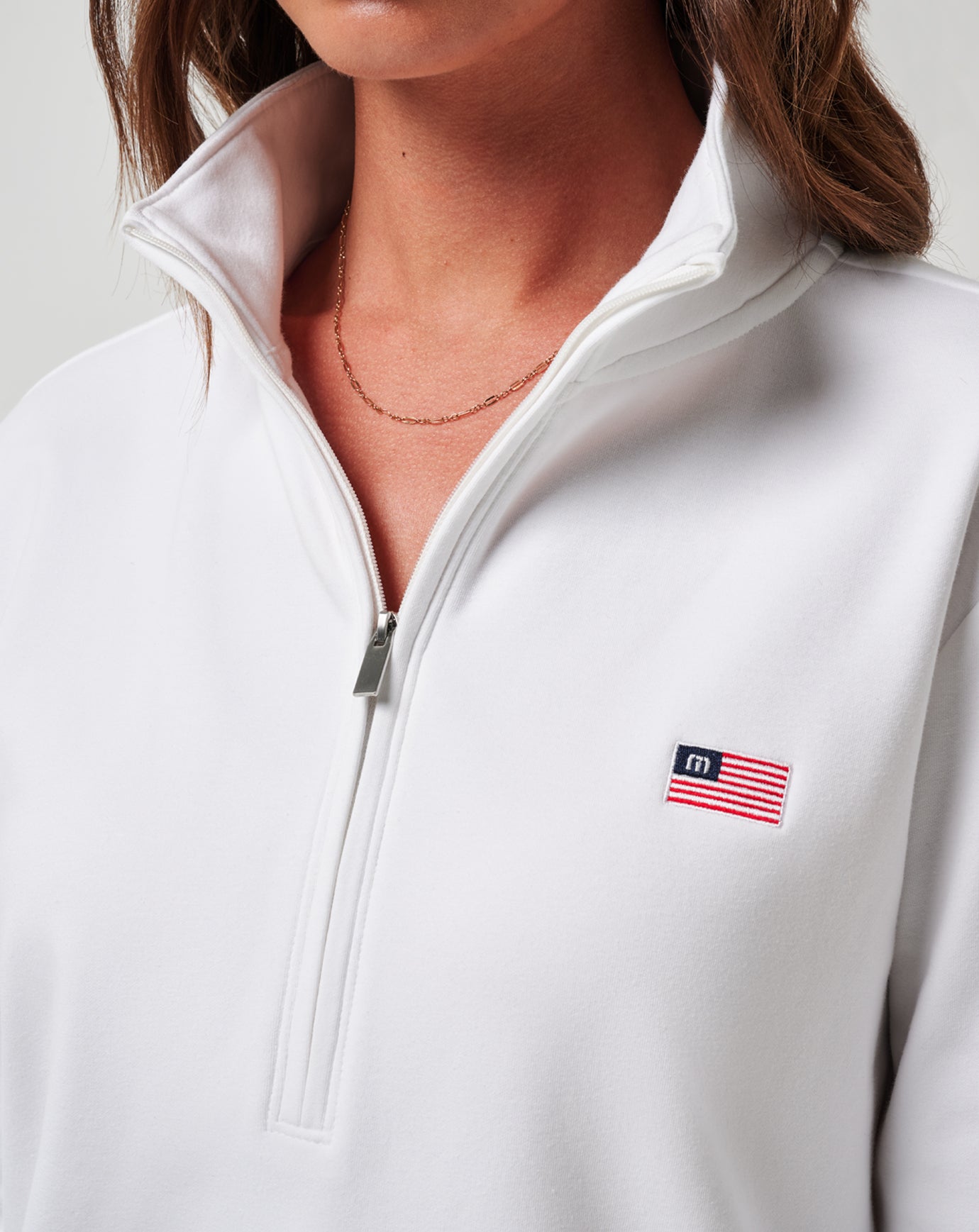 White Travis Mathew Tasmin Half Zip