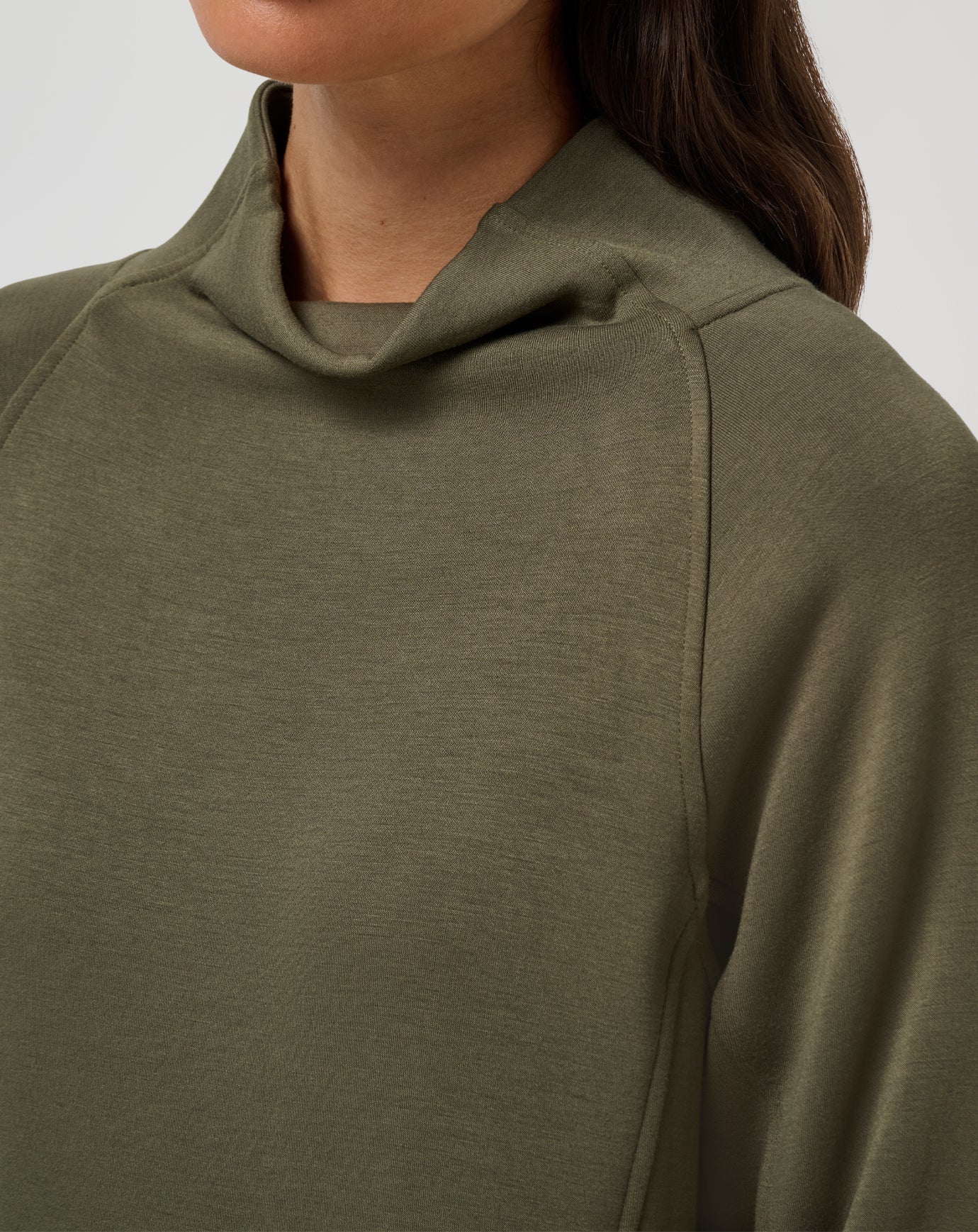 Grape Leaf Travis Mathew Skyloft Soft Funnel Neck