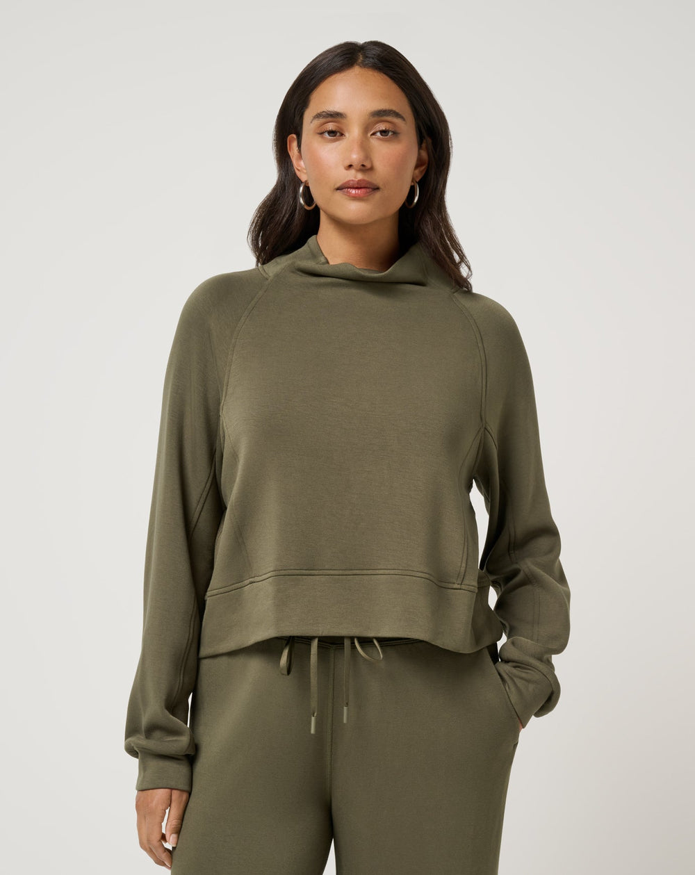 Grape Leaf Travis Mathew Skyloft Soft Funnel Neck