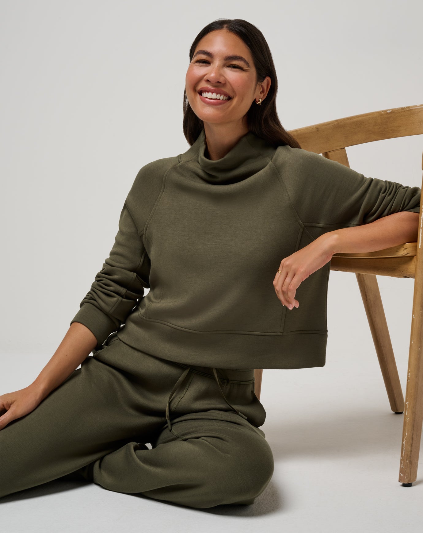 Grape Leaf Travis Mathew Skyloft Soft Funnel Neck
