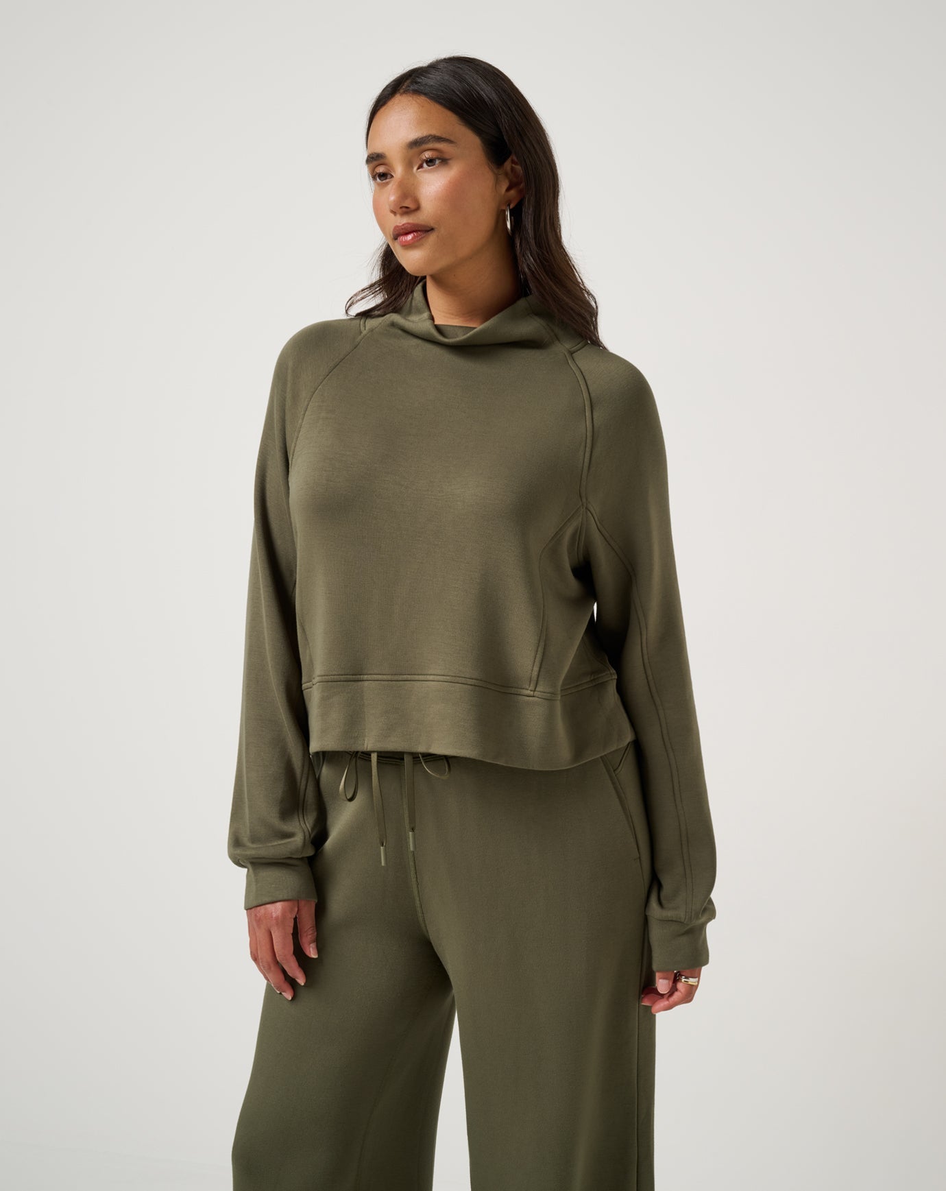 Grape Leaf Travis Mathew Skyloft Soft Funnel Neck