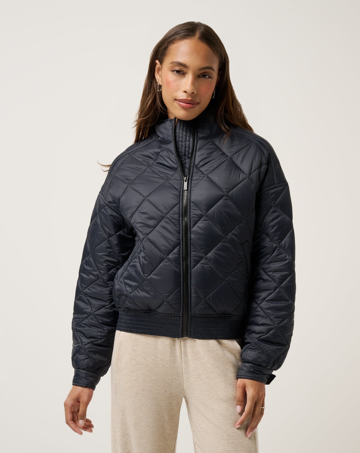 Obsidian Travis Mathew Lights At Night Quilted Jacket