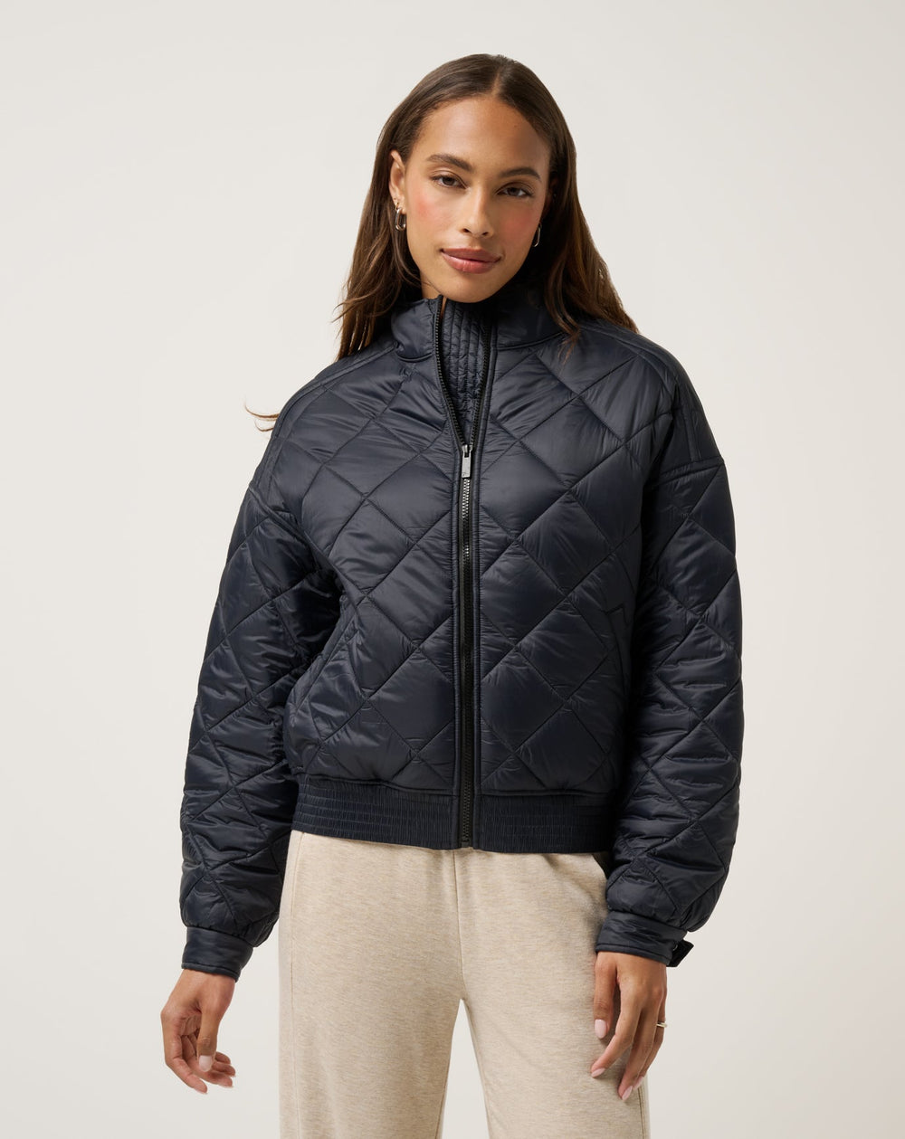 Obsidian Travis Mathew Lights At Night Quilted Jacket