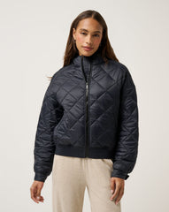 Obsidian Travis Mathew Lights At Night Quilted Jacket