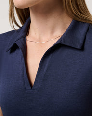 Heather Navy Blazer Travis Mathew Skyloft Light Polo