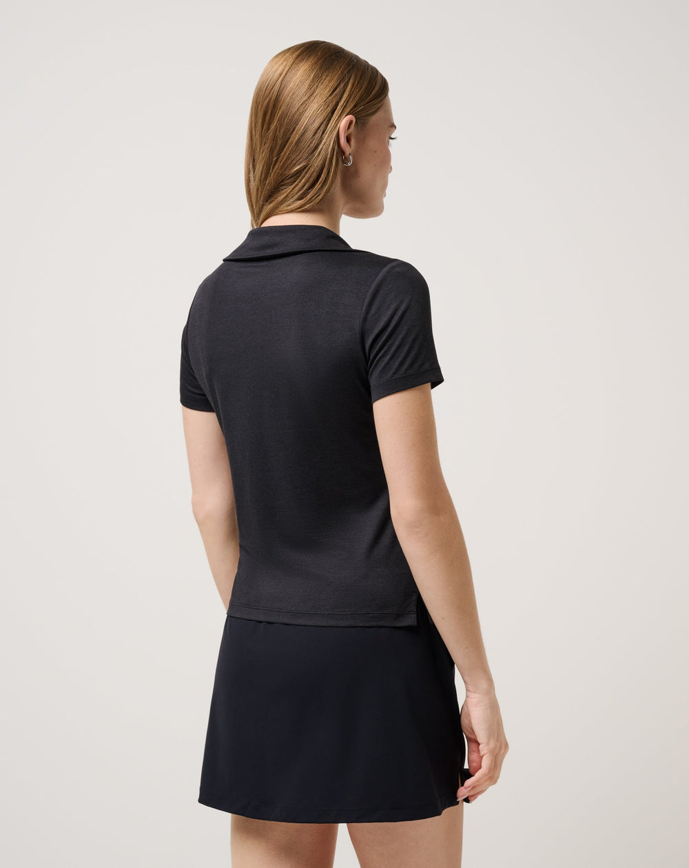 Heather Black Travis Mathew Skyloft Light Polo