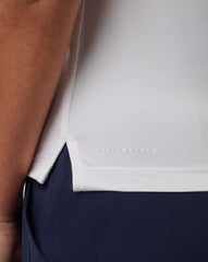 White Travis Mathew Skyloft Light Sleeveless Polo