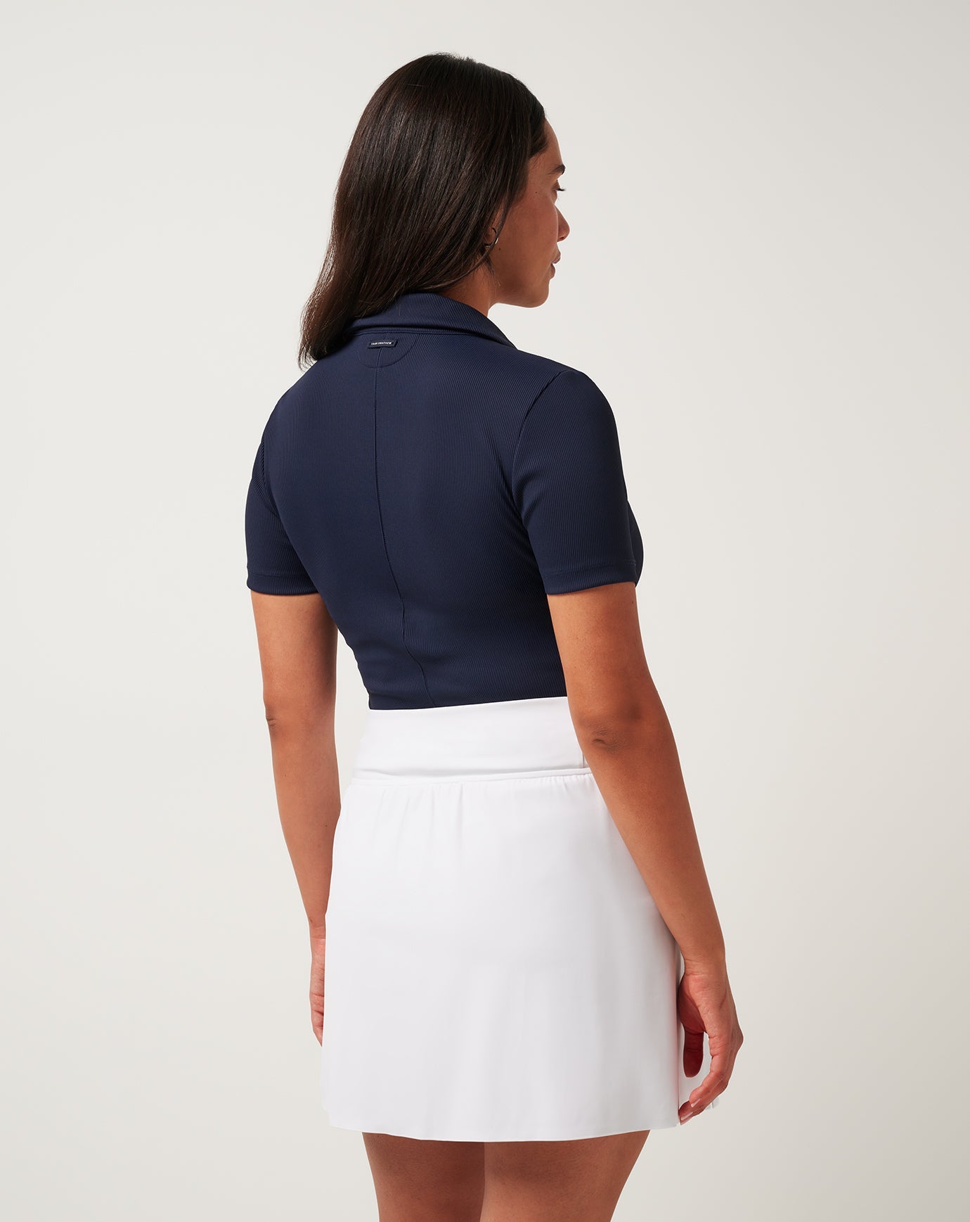 Navy Blazer Travis Mathew Moveknit Vneck Polo