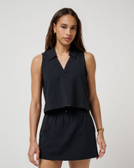 Black Travis Mathew Timeless Breezeblend Polo
