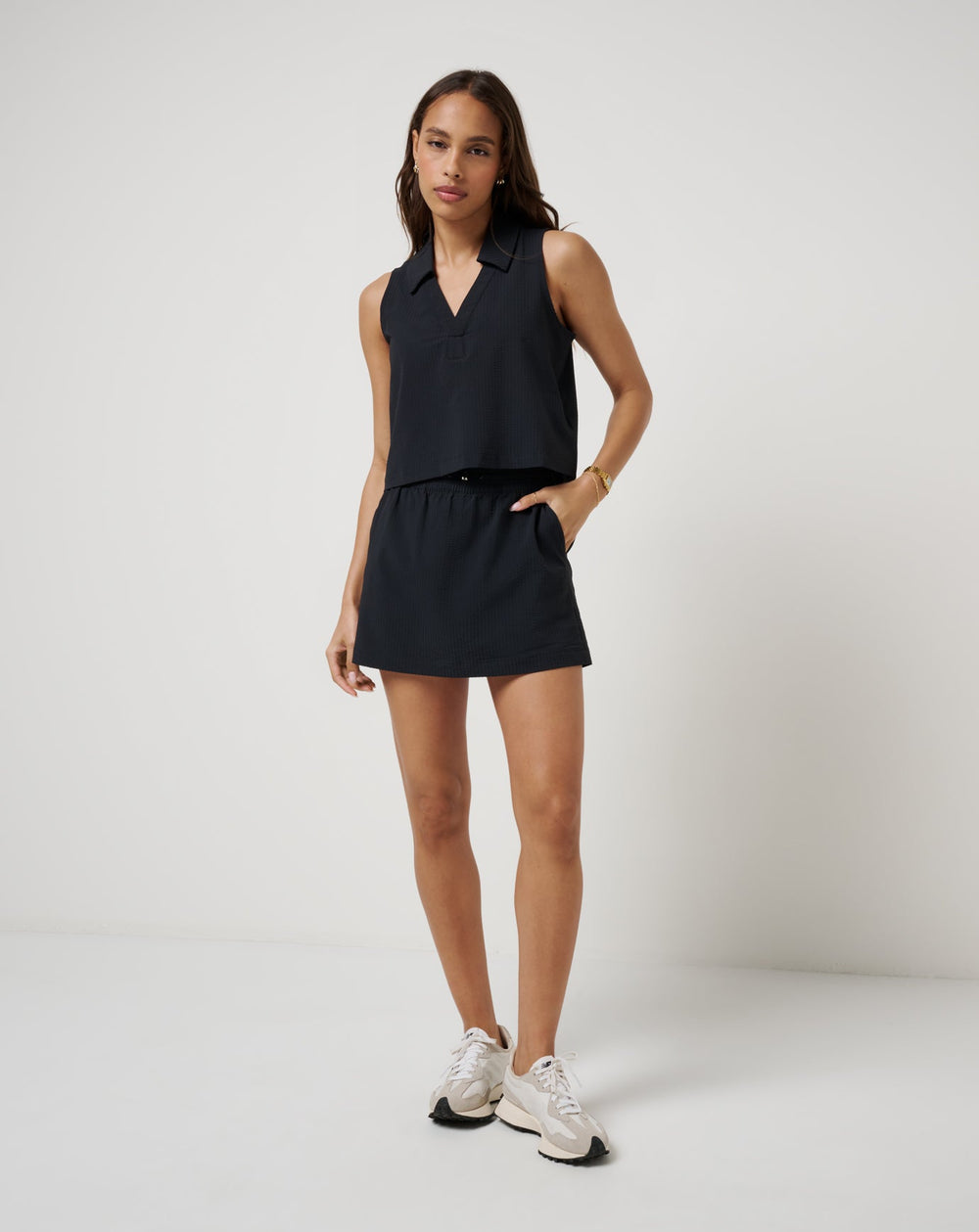 Black Travis Mathew Timeless Breezeblend Polo