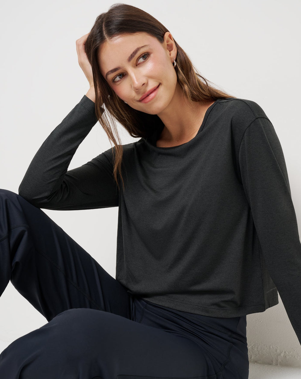 Heather Black Travis Mathew Skyloft Light Celestia Top