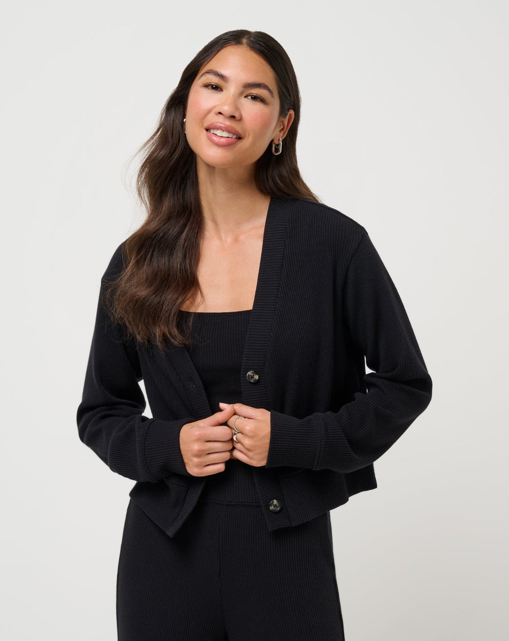 Black Travis Mathew Evening Retreat Cardigan