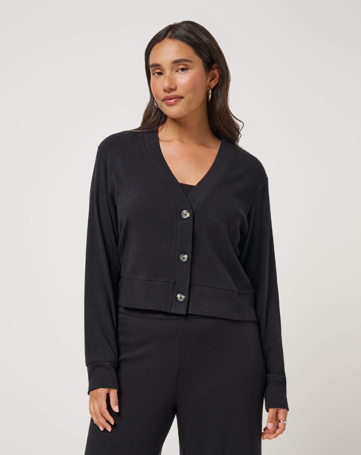 Black Travis Mathew Evening Retreat Cardigan