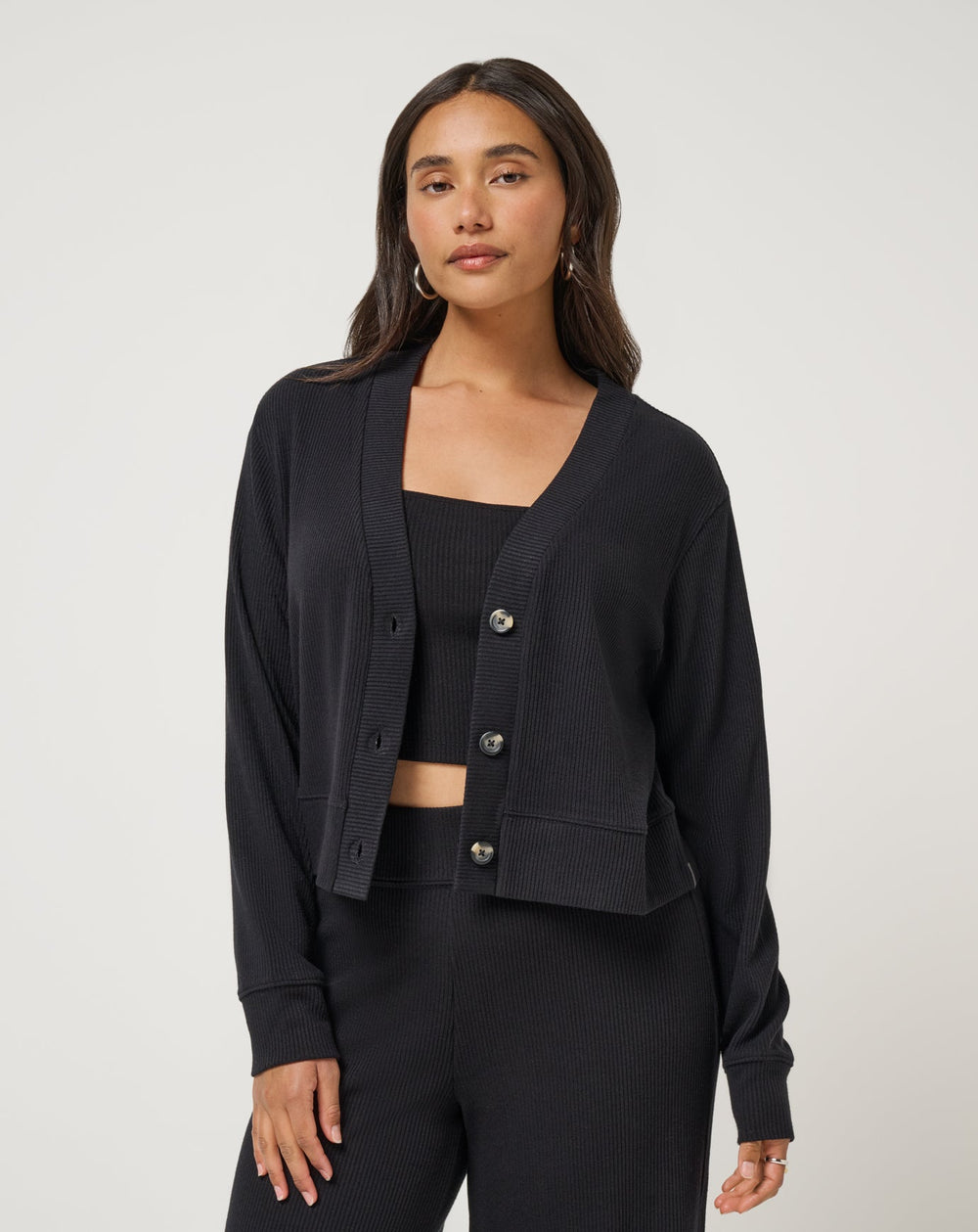 Black Travis Mathew Evening Retreat Cardigan