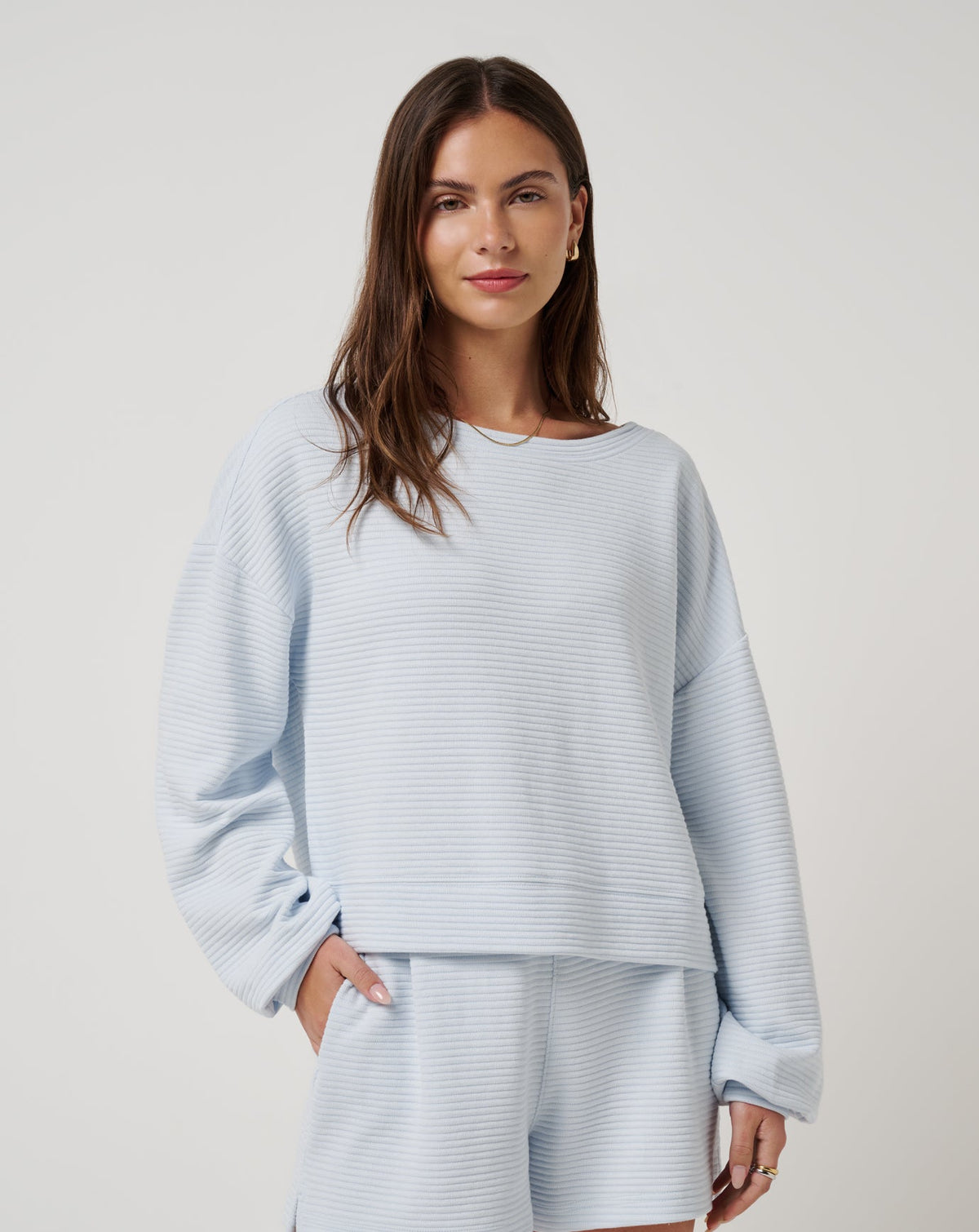 Ancient Water Travis Mathew Coastal Rib Yacht Me Pullover