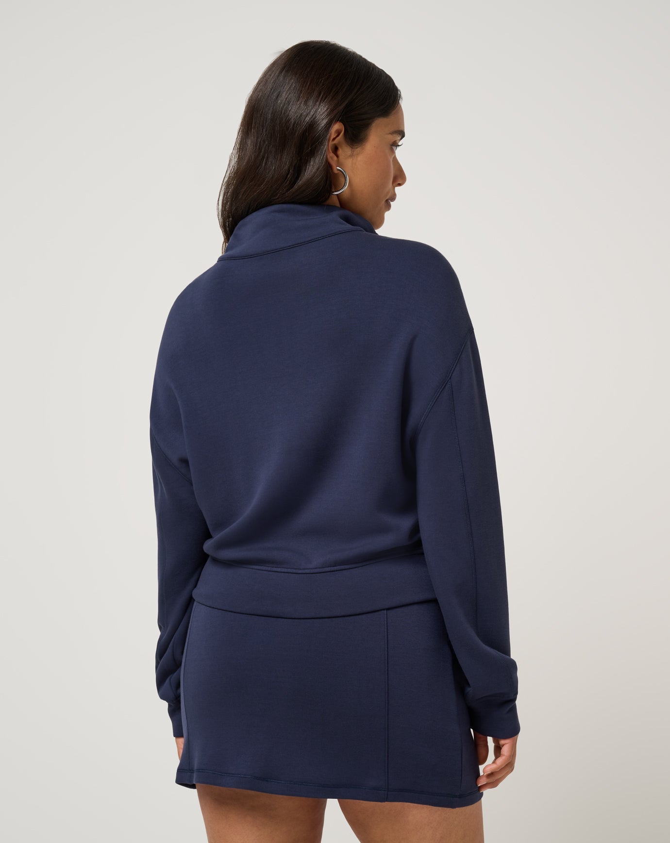 Navy Blazer Travis Mathew Skyloft Soft Echo Half Zip