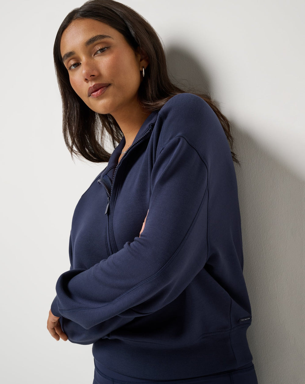 Navy Blazer Travis Mathew Skyloft Soft Echo Half Zip