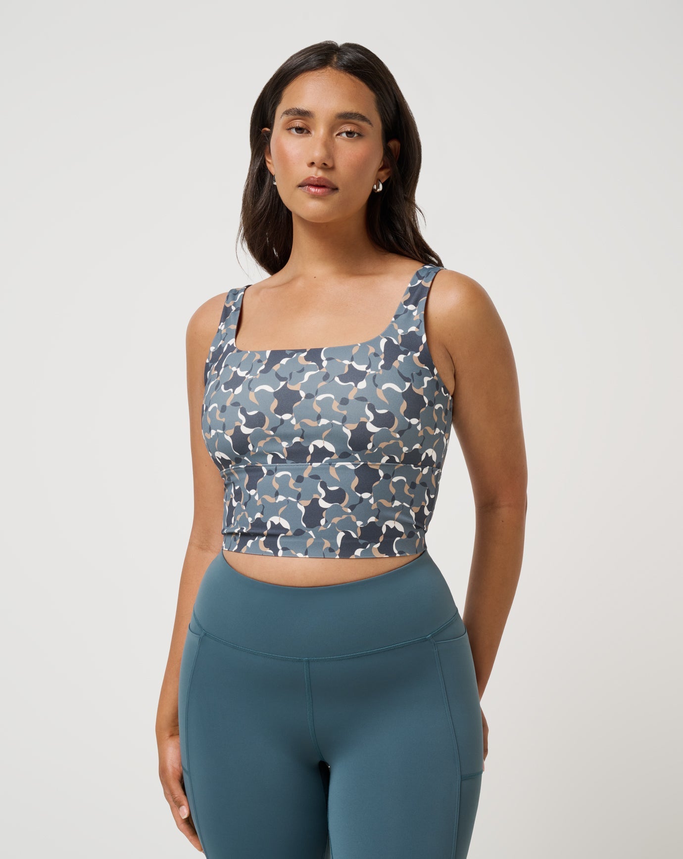 Dark Slate Multi Travis Mathew Moveknit Printed Tank
