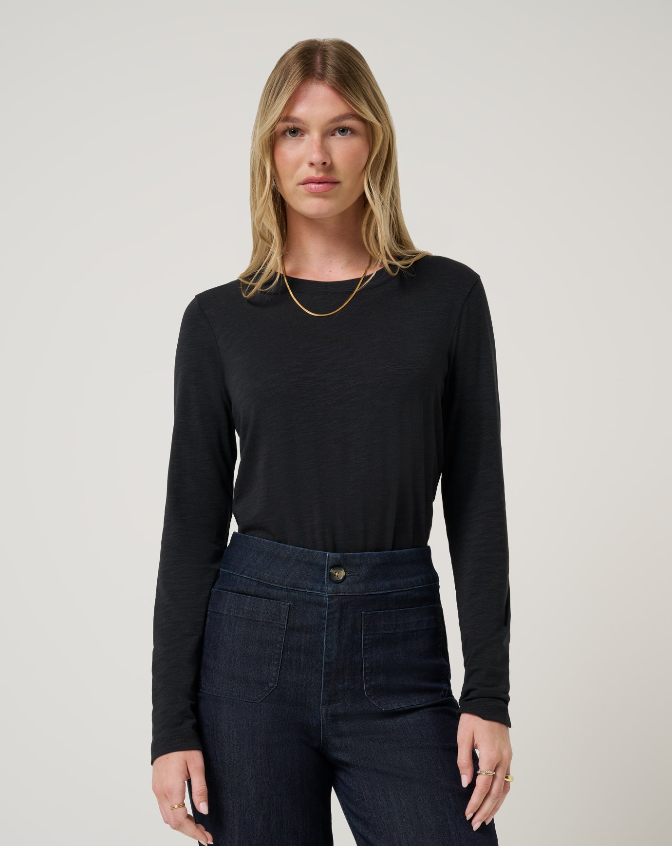 Black Travis Mathew Cloud Long Sleeve Tee