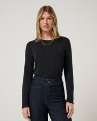 Black Travis Mathew Cloud Long Sleeve Tee