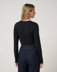 Black Travis Mathew Cloud Long Sleeve Tee