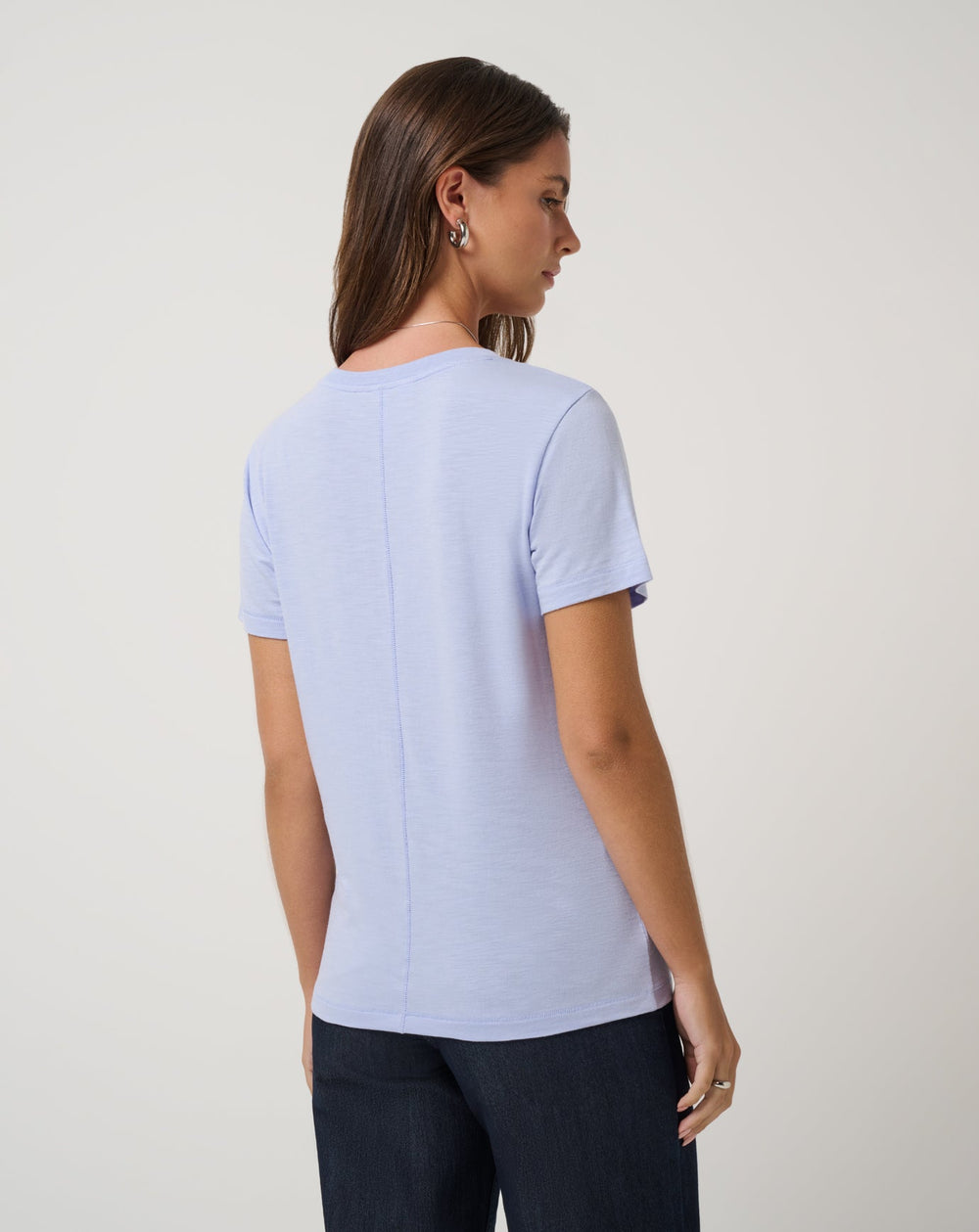 Soft Blue Travis Mathew Cloud Jersey Tee