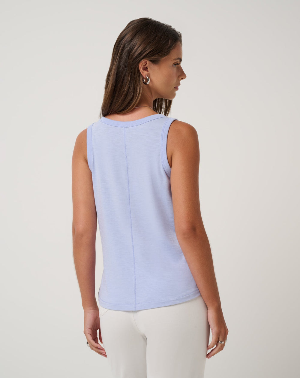 Soft Blue Travis Mathew Cloud Jersey Tank 2.0