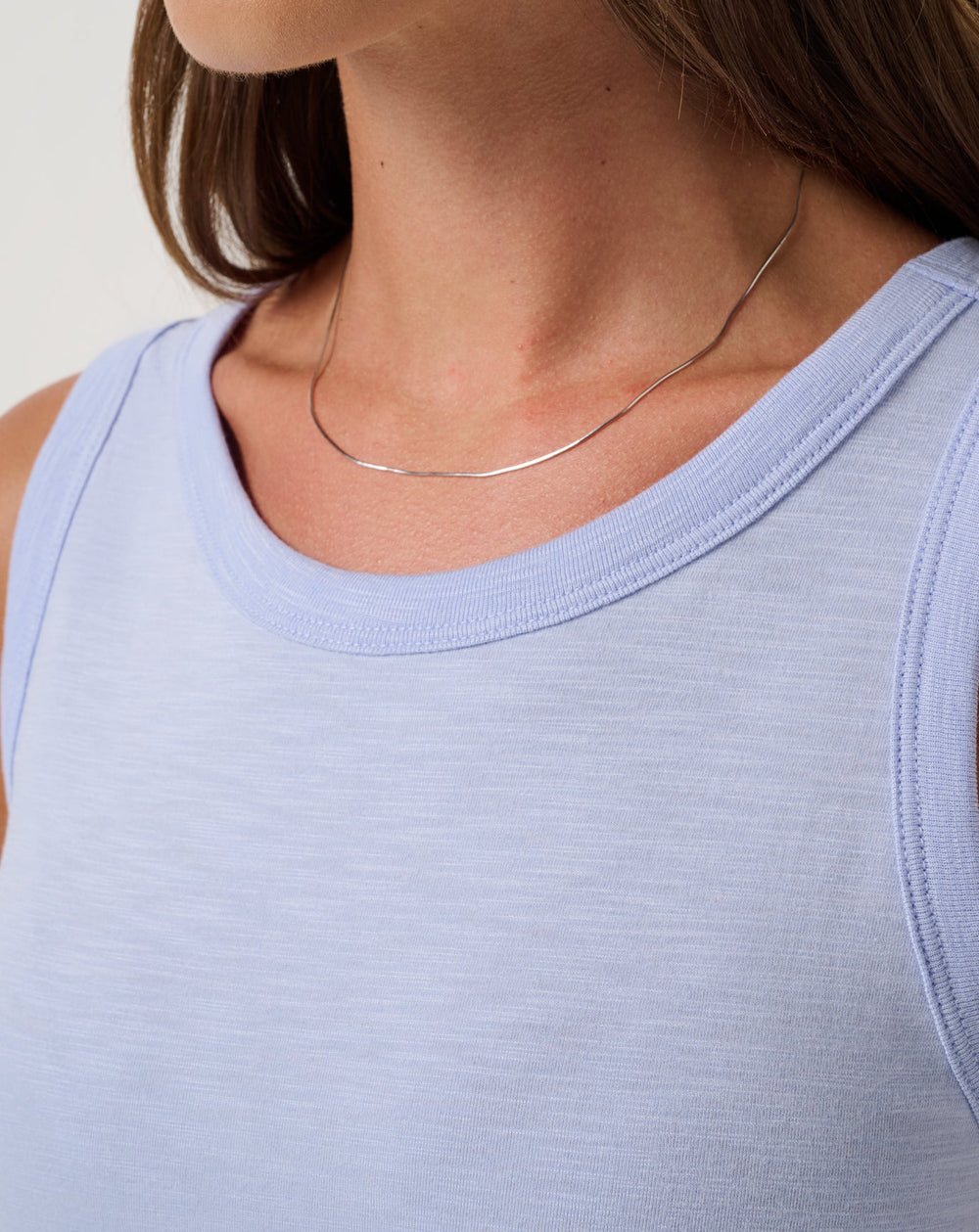 Soft Blue Travis Mathew Cloud Jersey Tank 2.0
