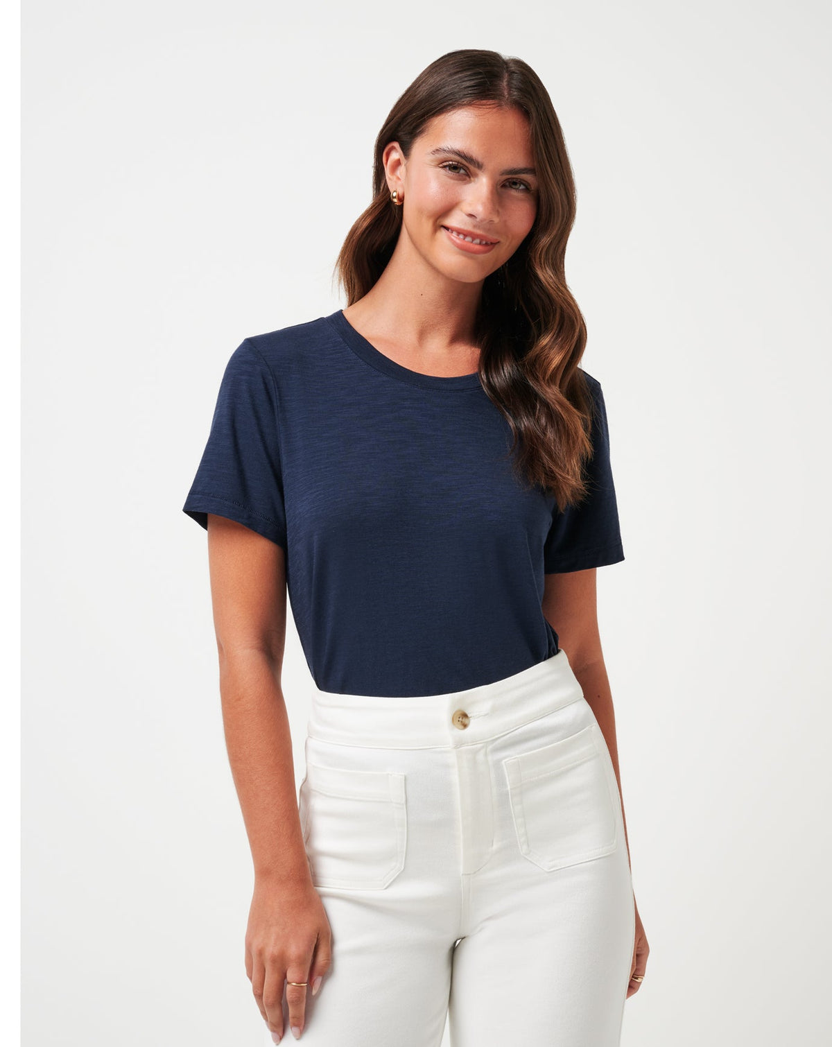 Navy Blazer Travis Mathew Cloud Jersey Tee