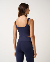 Navy Blazer Travis Mathew Moveknit Rib Sport Top