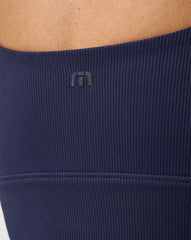 Navy Blazer Travis Mathew Moveknit Rib Sport Top