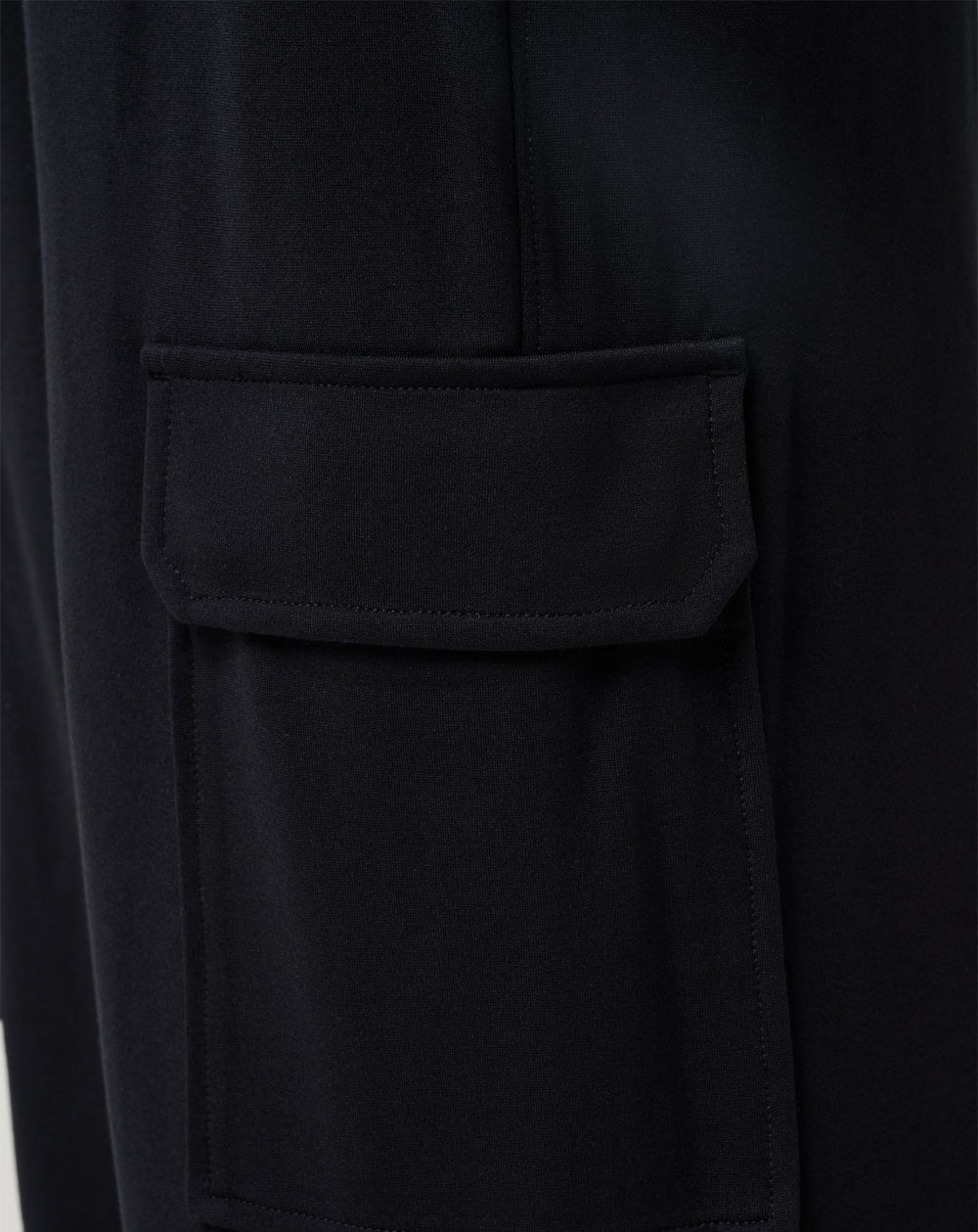 Black Travis Mathew Friday Doubleknit Utility Wide Leg Pant
