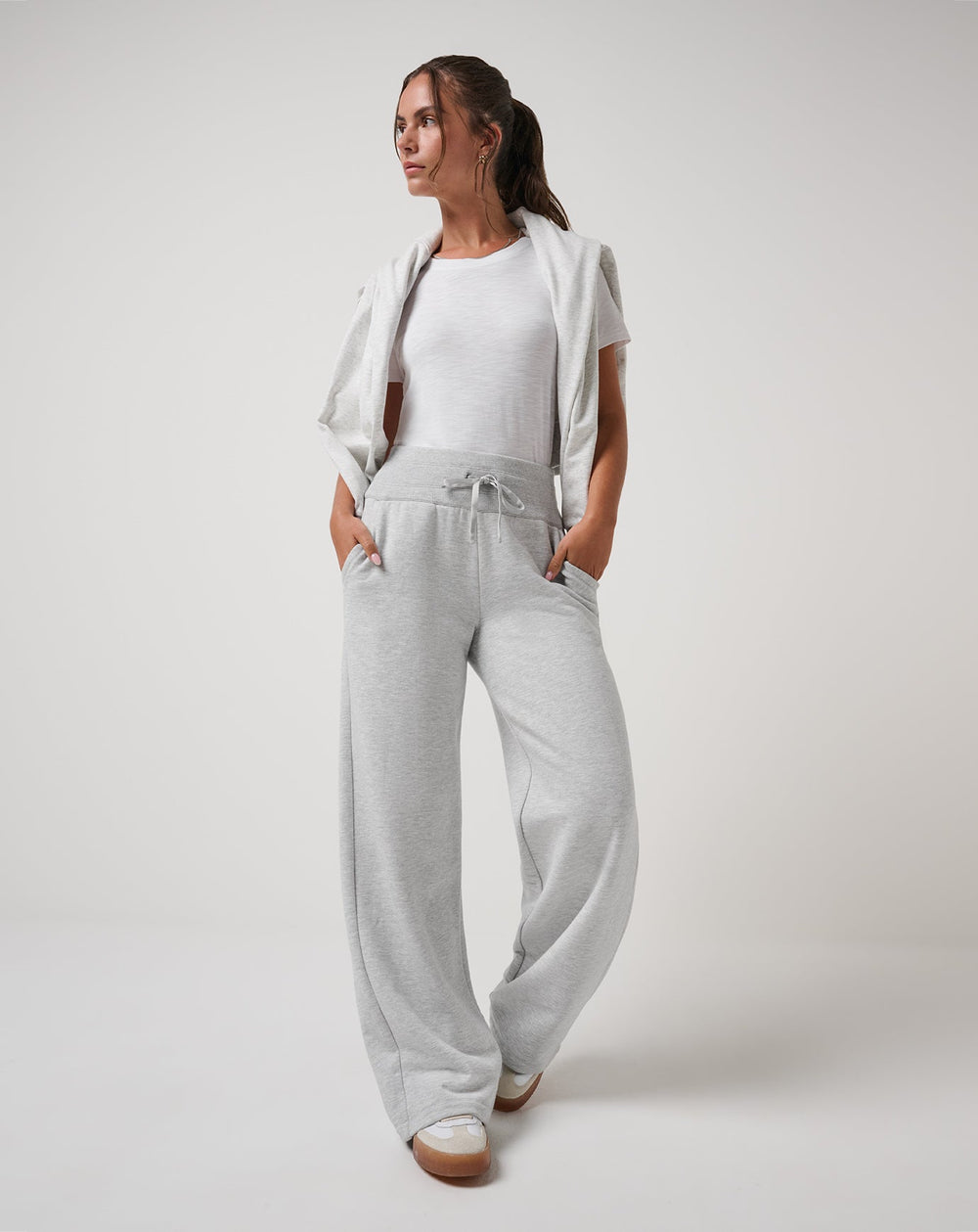 Heather Light Grey Travis Mathew Save The Day 2.0 Cloud Pant