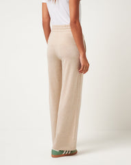 Heather Natural Travis Mathew Cloud Terry Wide Leg Pant