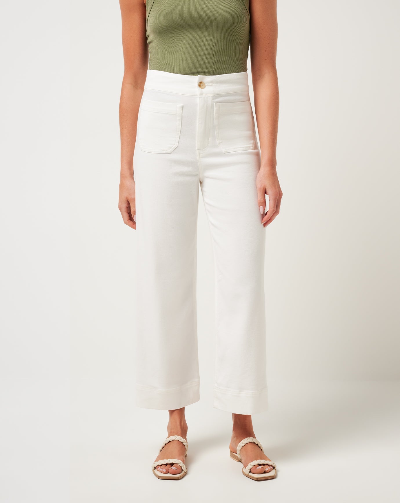 White Travis Mathew Everyday Ankle Pant