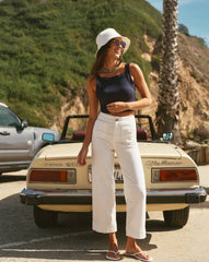 White Travis Mathew Everyday Ankle Pant
