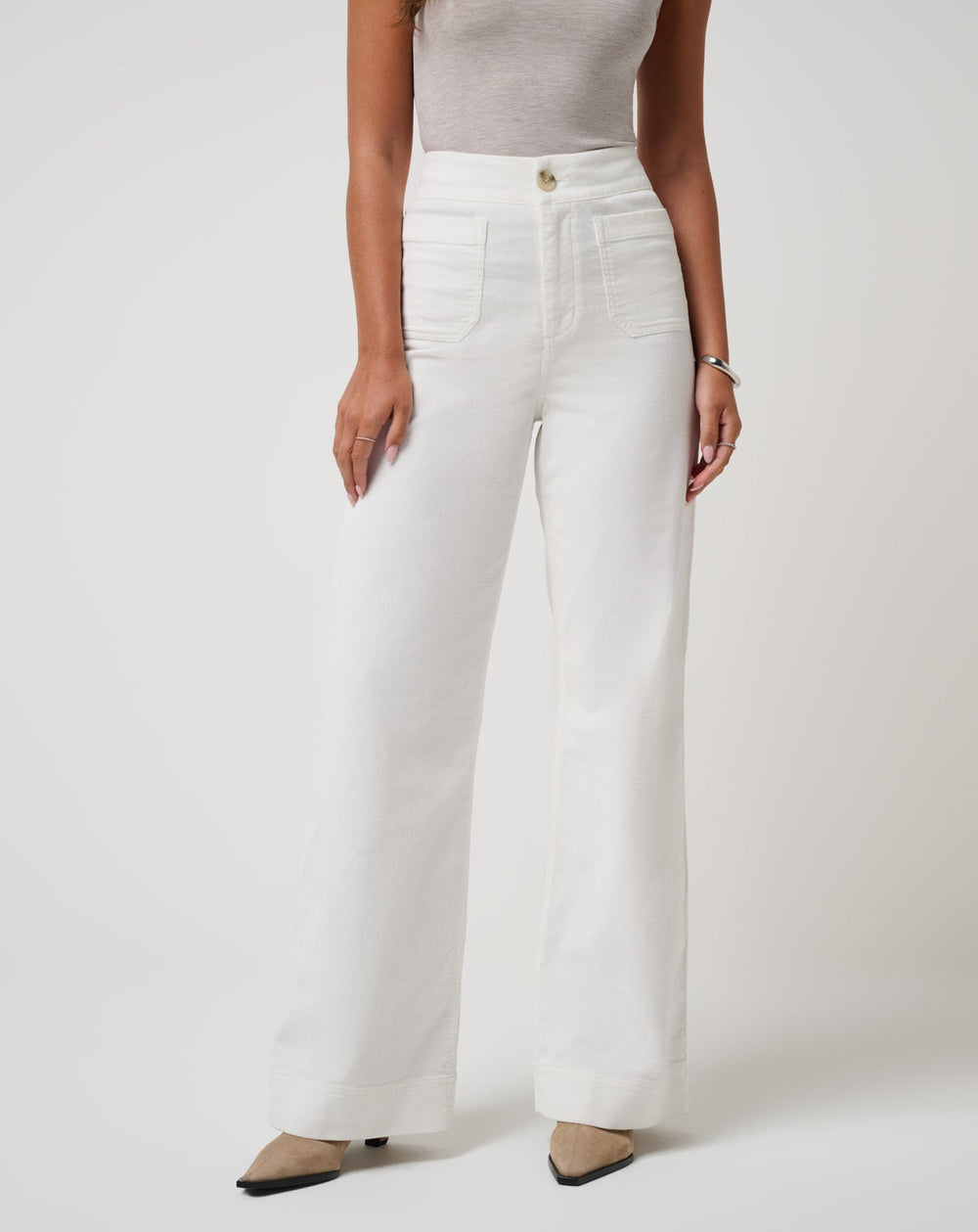 Snow White Travis Mathew Everyday Cord Long Pant