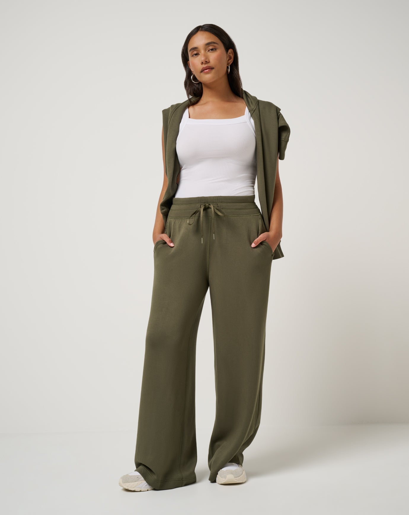 Grape Leaf Travis Mathew Skyloft Soft Wide Leg Pant