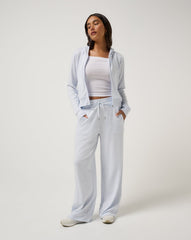 Heather Ancient Water Travis Mathew Cloud Terry Wide Leg Pant