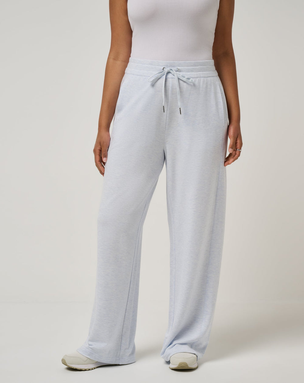 Heather Ancient Water Travis Mathew Cloud Terry Wide Leg Pant