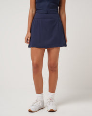 Navy Blazer Travis Mathew Moveknit Game Set Match Skort