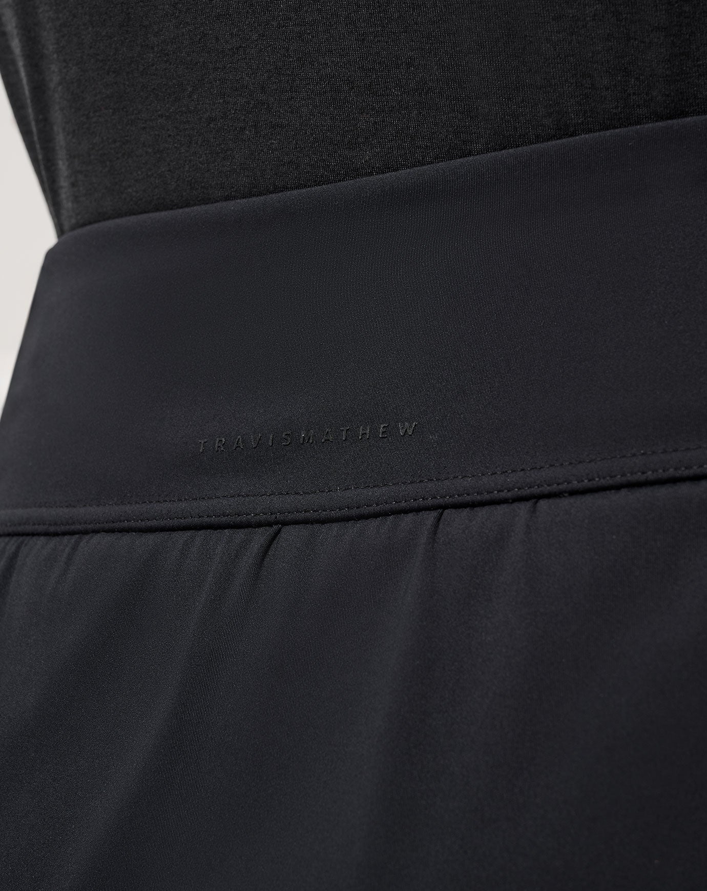 Black Travis Mathew Moveknit Game Set Match Skort