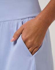 Soft Blue Travis Mathew Moveknit Game Set Match Skort