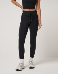 Black Travis Mathew Moveknit Tie Bonded Legging