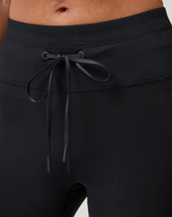 Black Travis Mathew Moveknit Tie Bonded Legging