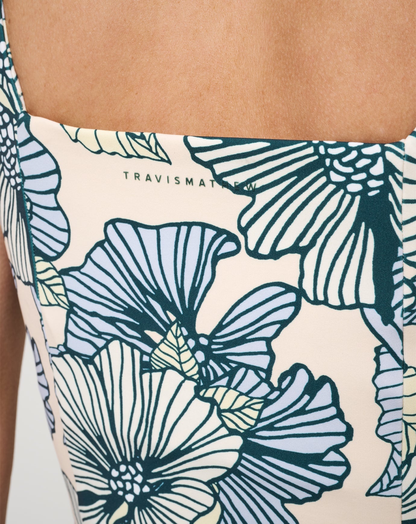 Sandshell Multi Travis Mathew MoveKnit Sleeveless Printed Dress