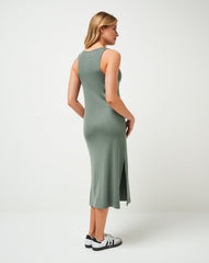 Agave Green Travis Mathew Cloud Rib Hadley Wood Dress