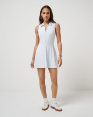 Ancient Water Travis Mathew Moveknit Sleeveless Polo Dress 2.0