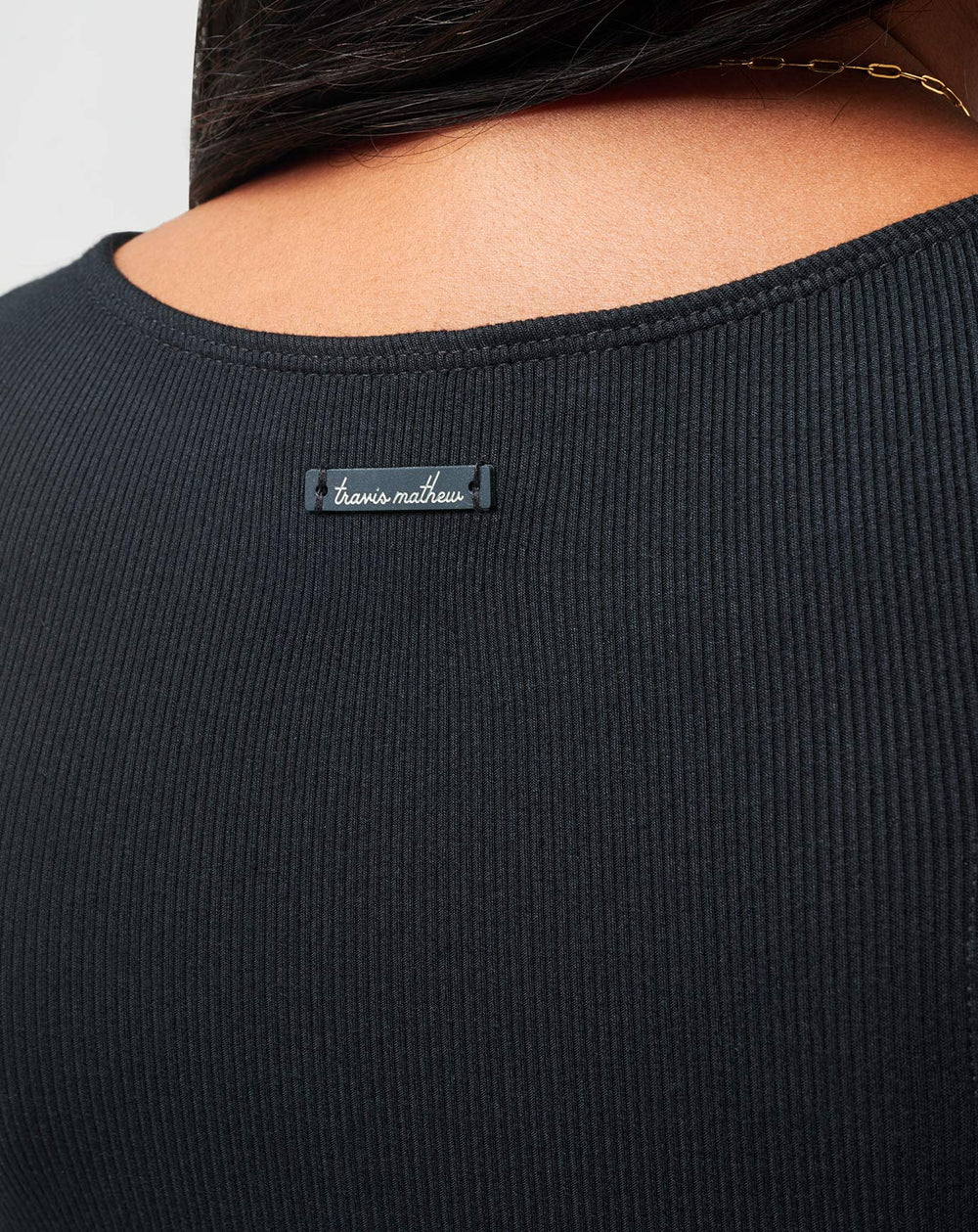 Black Travis Mathew Cloud Rib Hadley Wood Dress