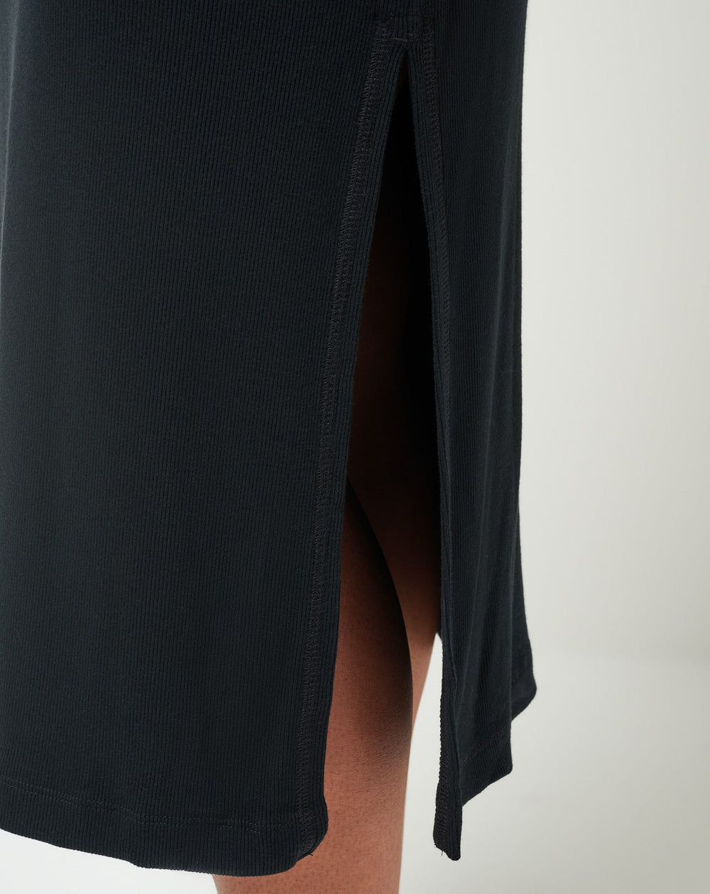Black Travis Mathew Cloud Rib Hadley Wood Dress
